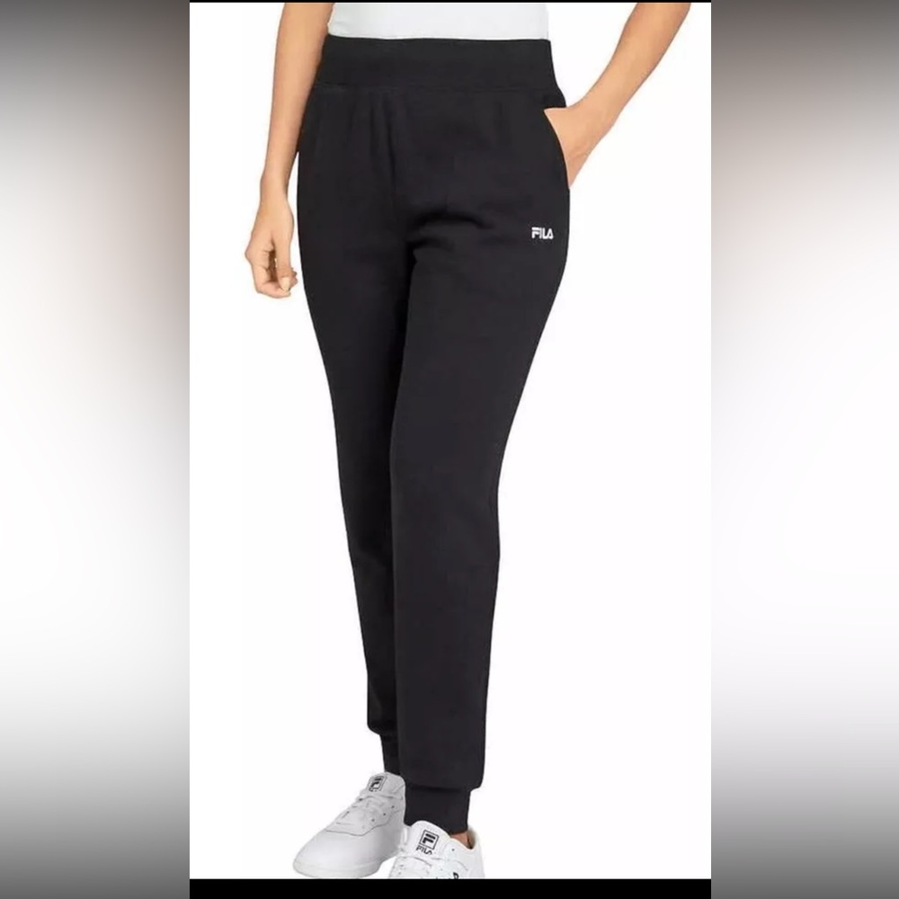 FILA Women's Heavyweight Fleece Jogger Pants - Black - Size S. M .L . XL . Xxl